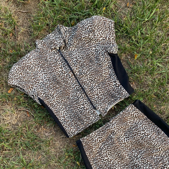 80’s All that Jazz Leopard Sporty Set - Picture 3 of 5